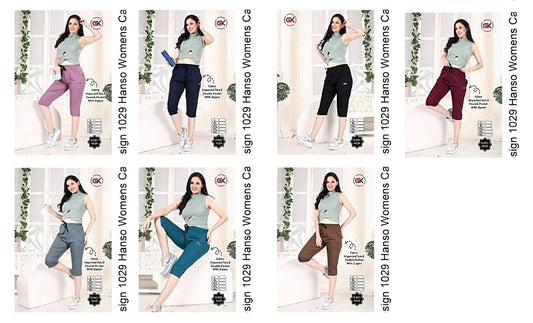 Gk Design 1029 Hanso Imported Womens Capri Supplier Gujarat