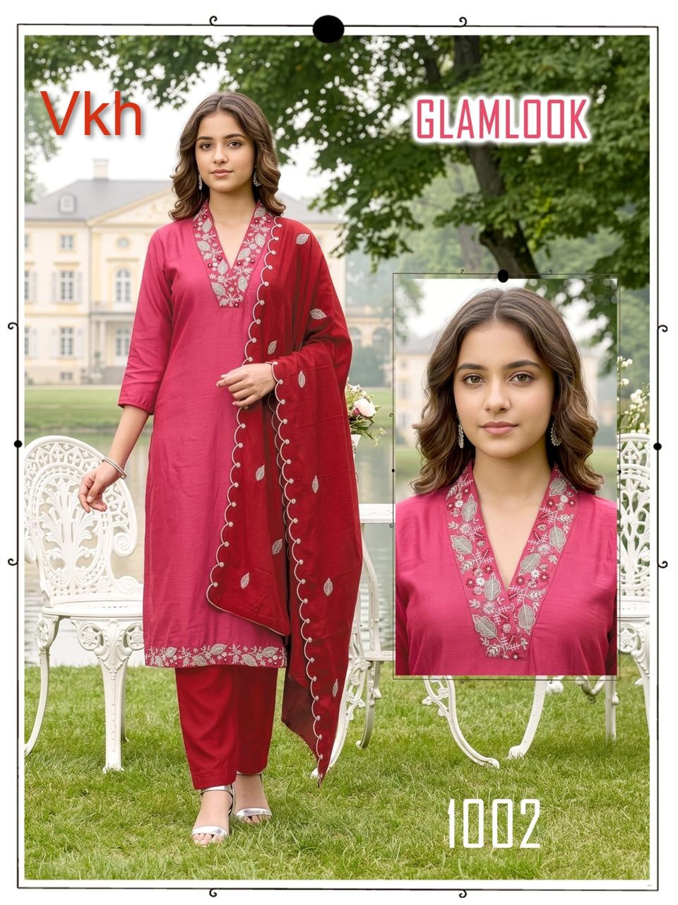 Glamlook Vkh Vertican Girls Readymade Pant Suits Wholesaler Gujarat