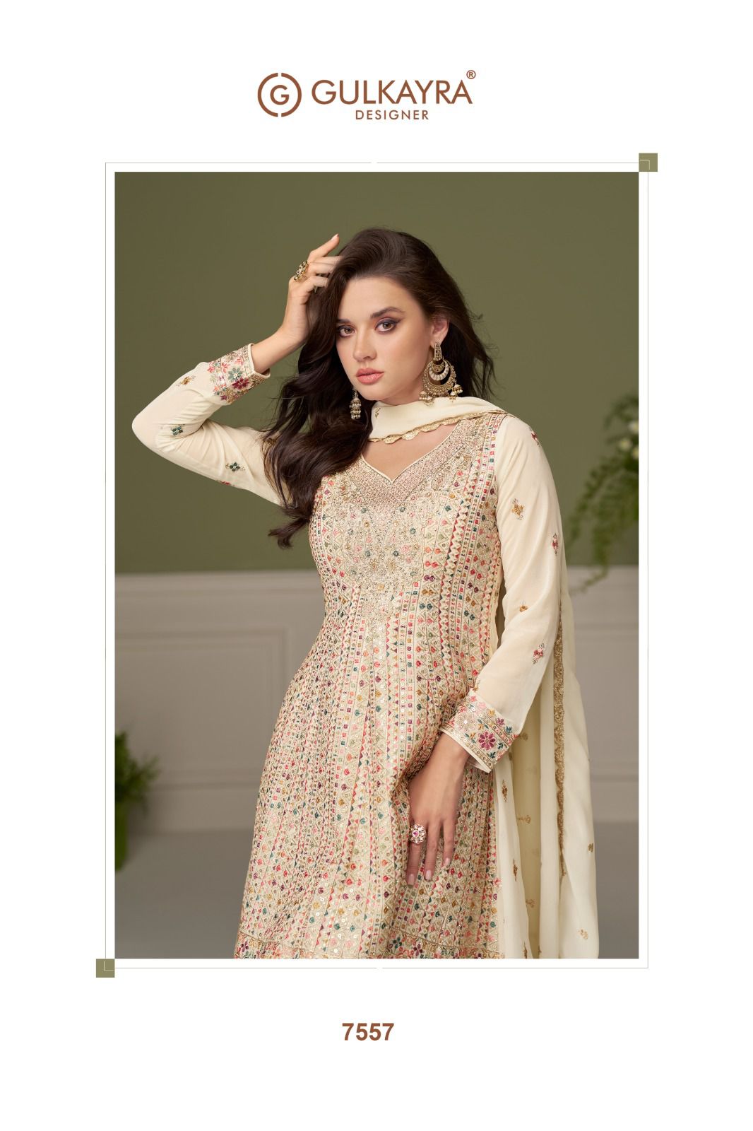 Glamour Gulkayra Designer Georgette Readymade Plazzo Style Suits Wholesaler