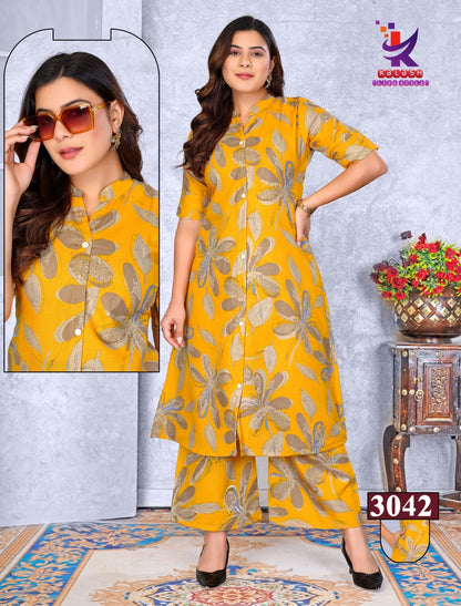 Glamour Look Mlm Kalash Lifestyle Rayon 14Kg Kurti Plazzo Set Manufacturer