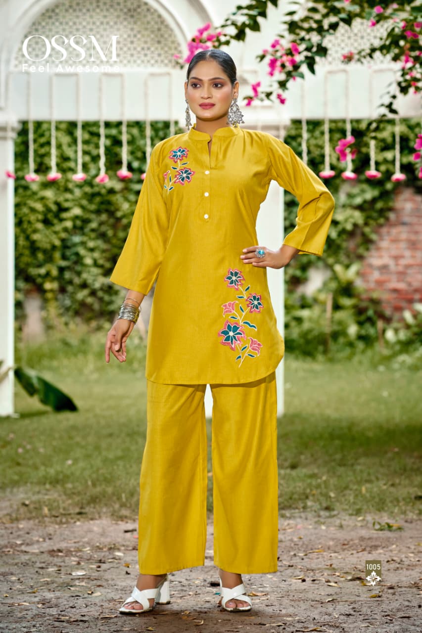 Glamour Vol 2 Ossm Silk Co Ord Set Supplier Gujarat