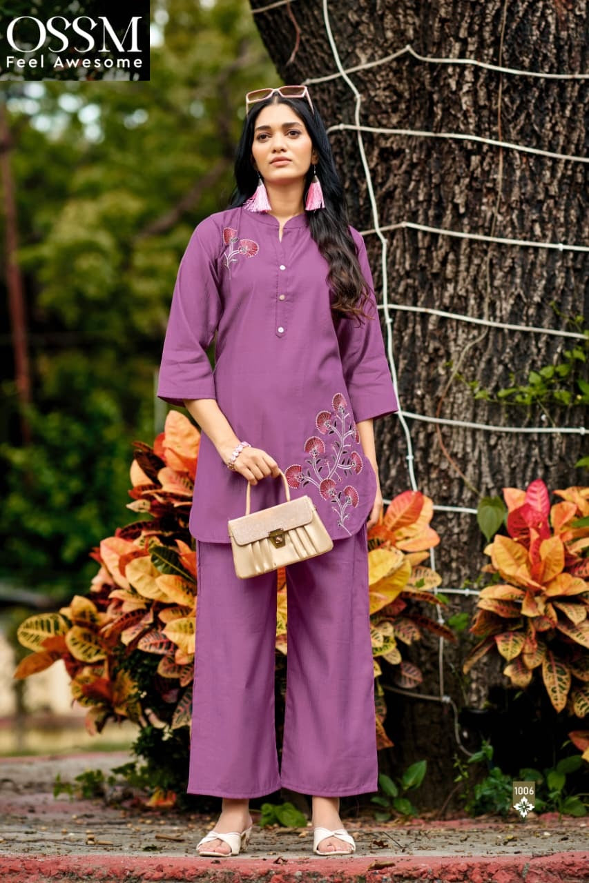 Glamour Vol 2 Ossm Silk Co Ord Set Supplier Gujarat