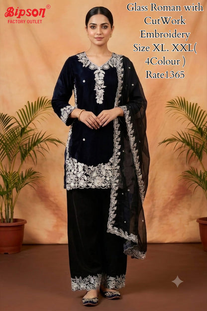 Glass Roman 0807 Bipson Prints Pakistani Readymade Suits Wholesale Price