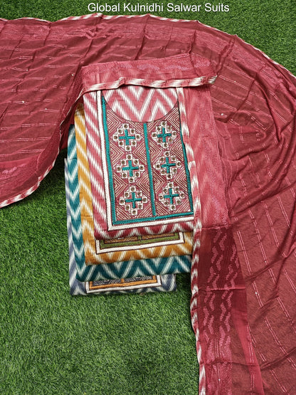 Global Kulnidhi Zam Salwar Suits Supplier Ahmedabad