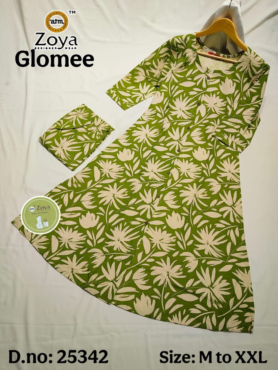 Glomee Jnx Cotton Kurti Pant Set Supplier India