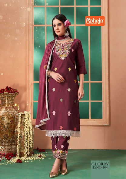 Glorry Raheja Roman Pant Style Suits Wholesale