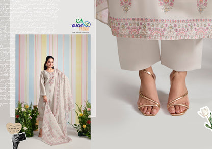 Glory Avon Trendz Mul Mul Pant Style Suits Supplier Ahmedabad