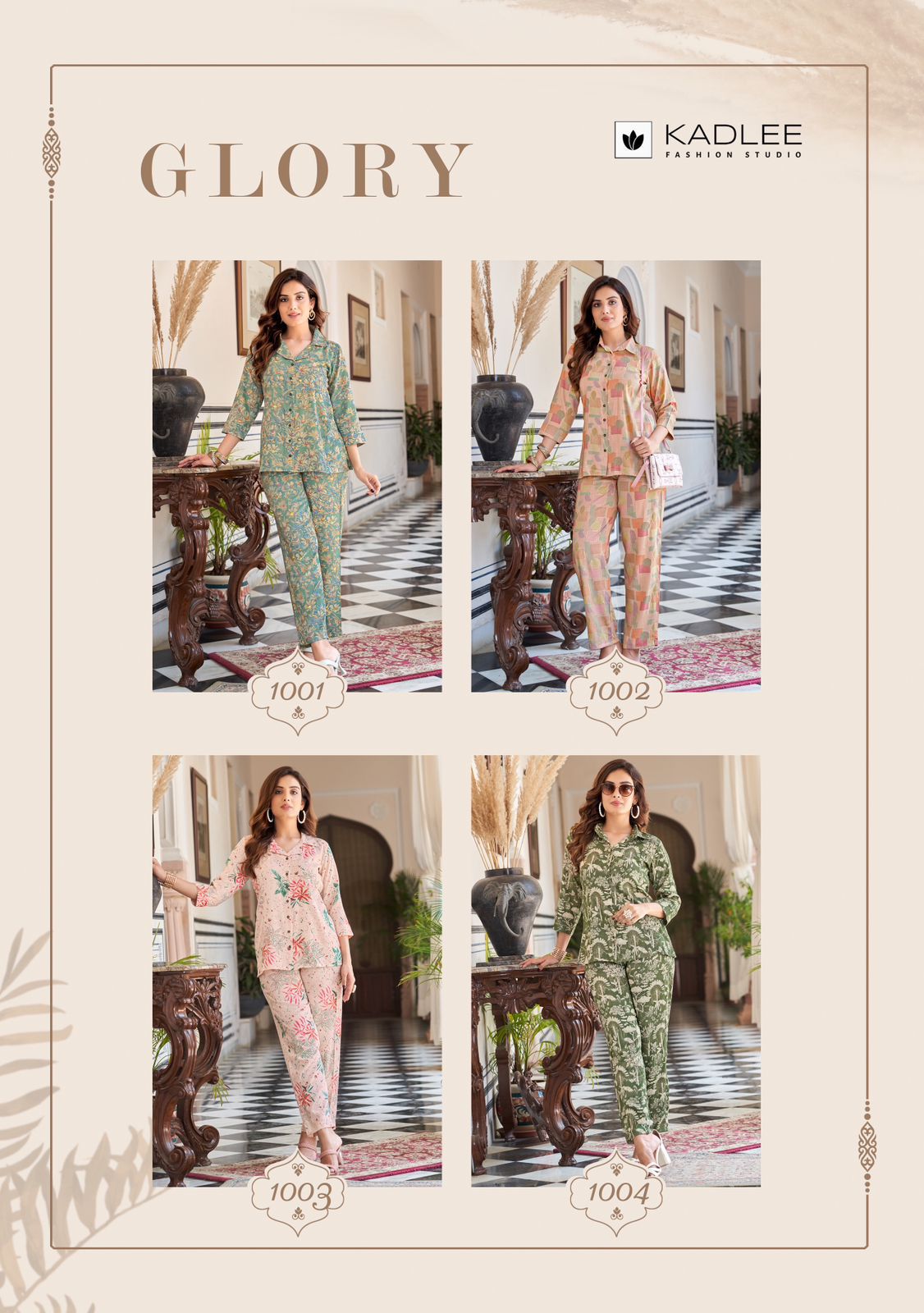 Glory Kadlee Viscose Slub Co Ord Set Exporter India