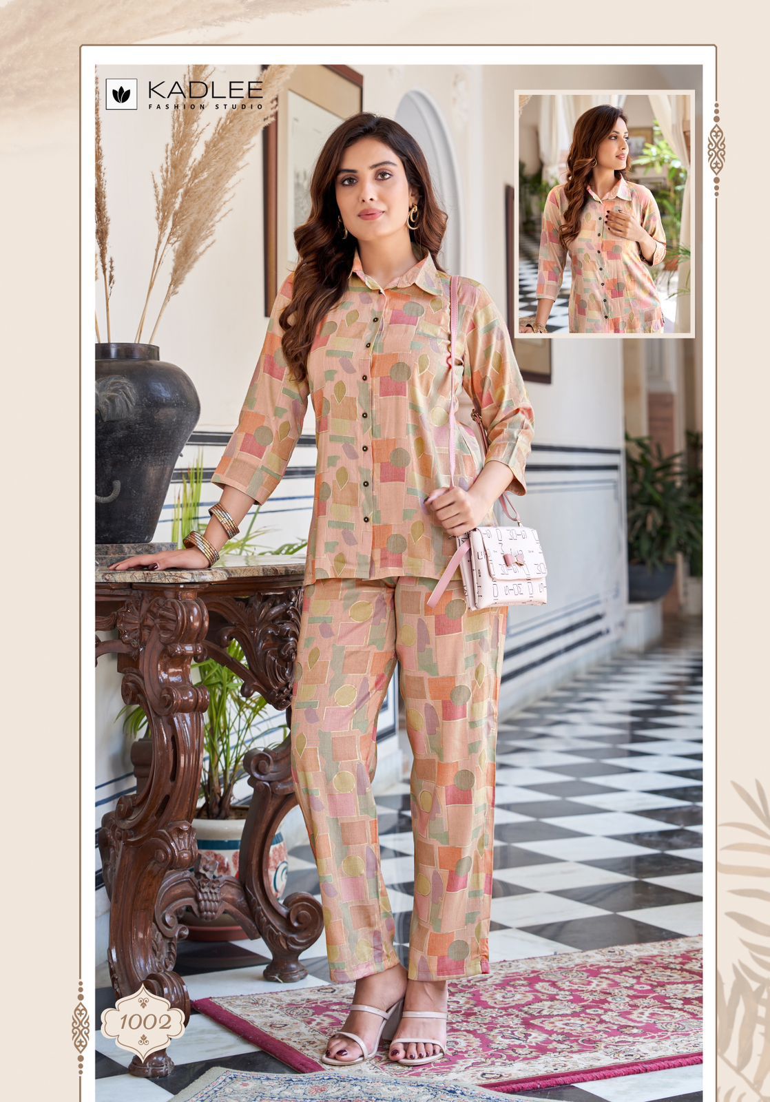 Glory Kadlee Viscose Slub Co Ord Set Exporter India