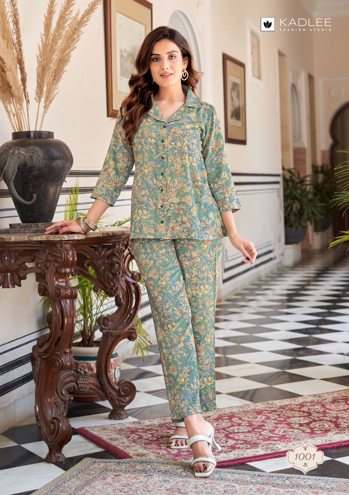 Glory Kadlee Viscose Slub Co Ord Set Exporter India