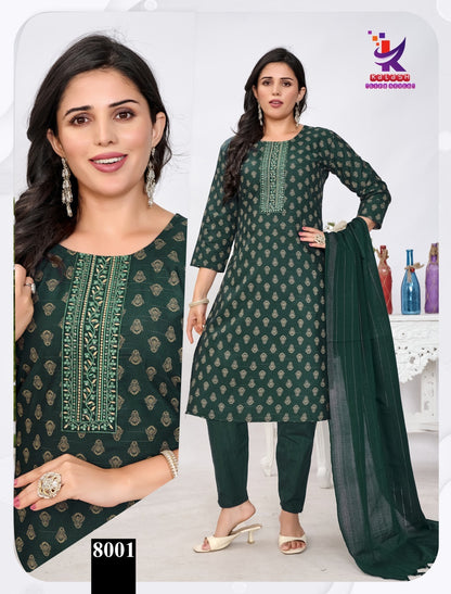 Glow Getter 7 Mlm Kalash Lifestyle Slub Readymade Cotton Pant Suits Exporter