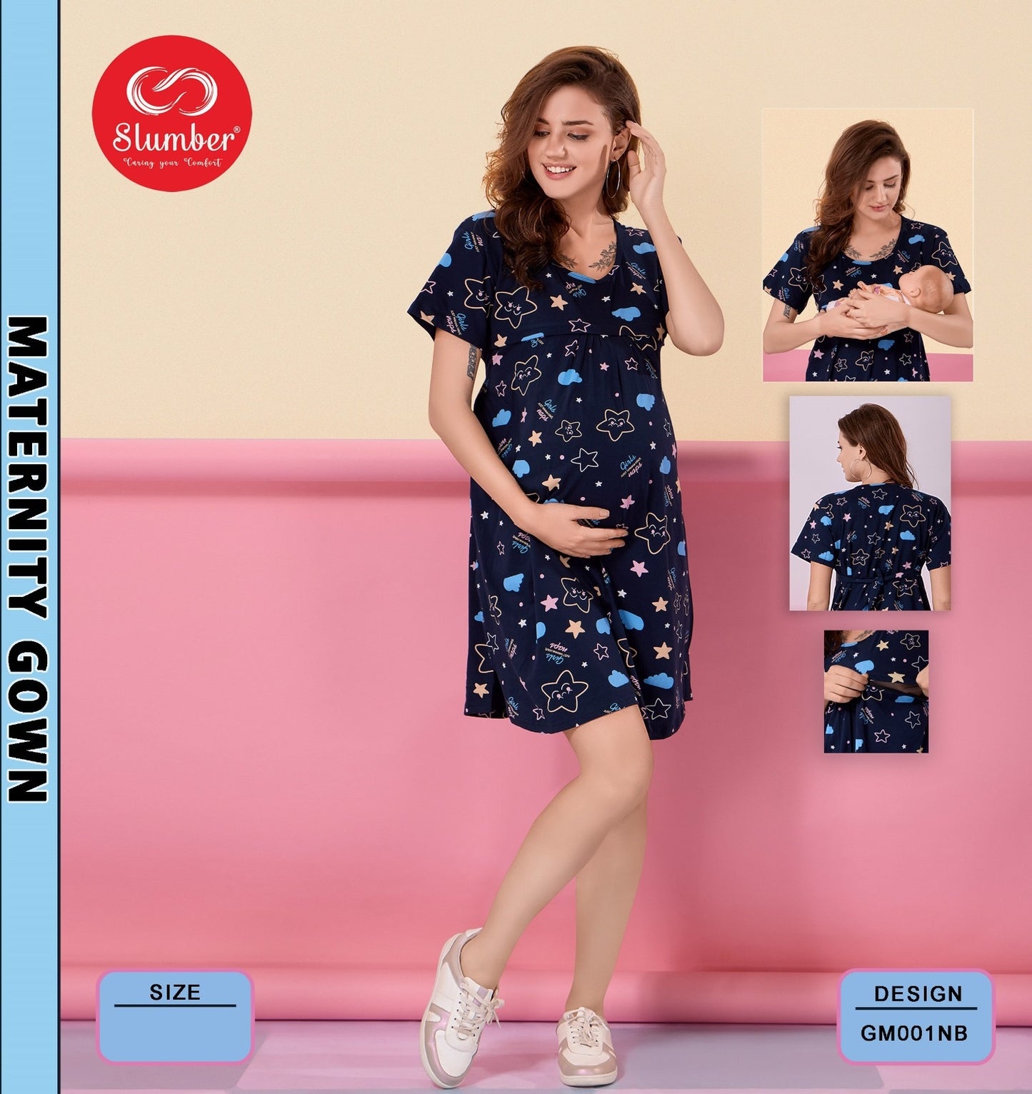 Gm00X Slumber Hosiery Sinker Feeding Night Gown Manufacturer Gujarat