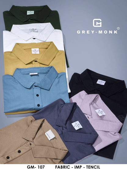 Gm 107 Grey Monk Imported Tencil Mens Tshirts Wholesale Price
