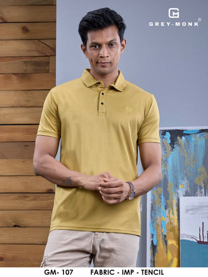 Gm 107 Grey Monk Imported Tencil Mens Tshirts Wholesale Price