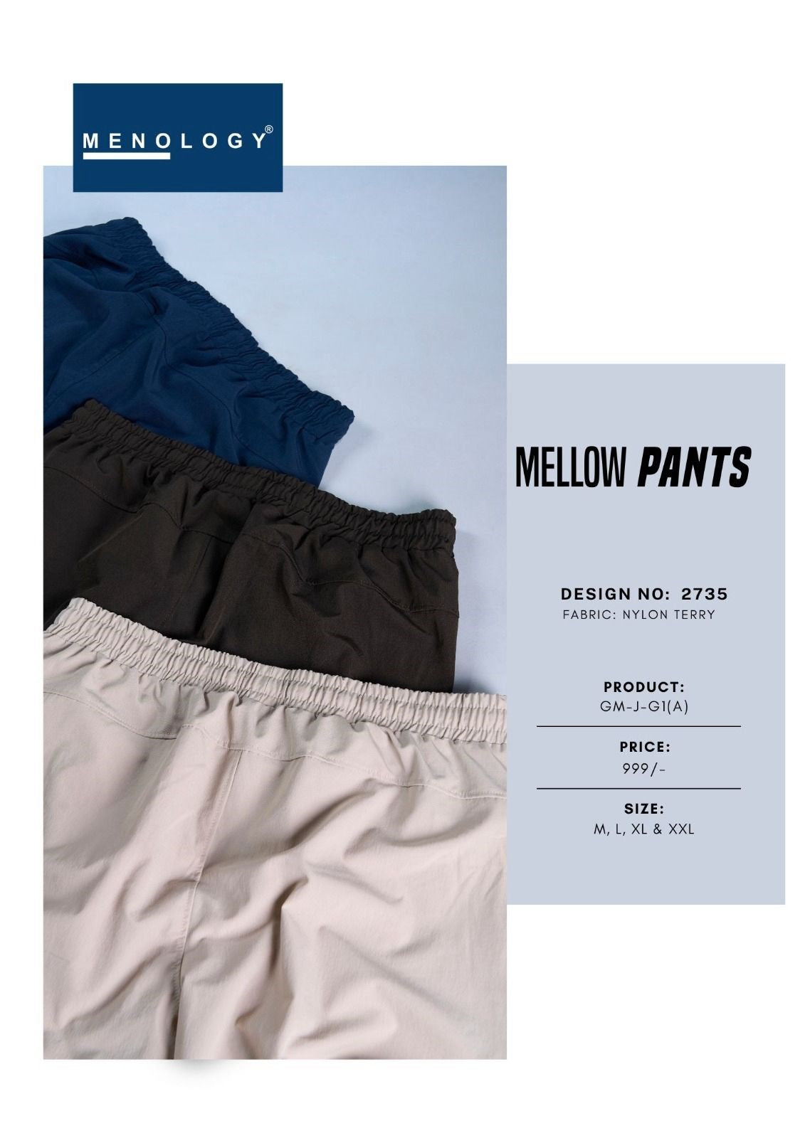 Gm J G1 A Dn 2735 Menology Nylon Mens Track Pants Wholesale Price