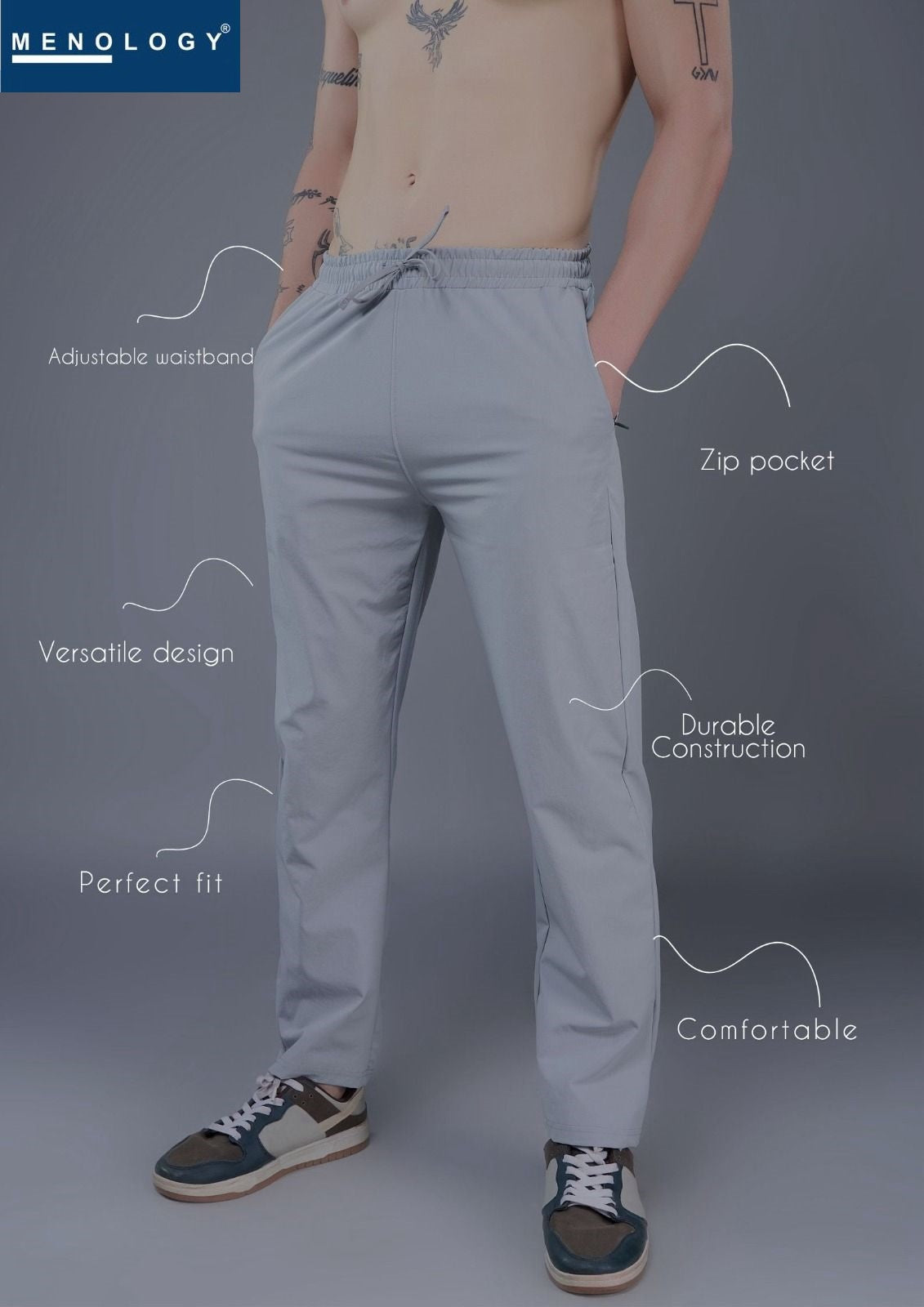 Gm J G1 A Dn 2735 Menology Nylon Mens Track Pants Wholesale Price