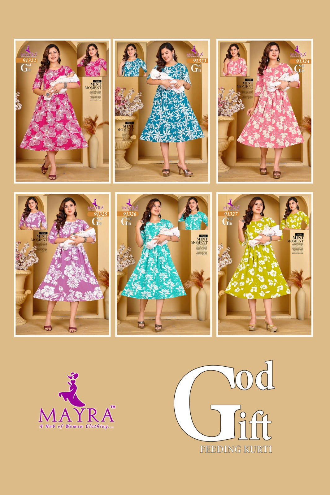 God Gift 240525 Mayra Reyon Feeding Kurtis Manufacturer