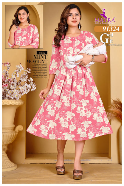 God Gift 240525 Mayra Reyon Feeding Kurtis Manufacturer