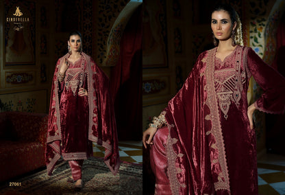 Gold Dust Cinderella Velvet Suits Exporter Gujarat
