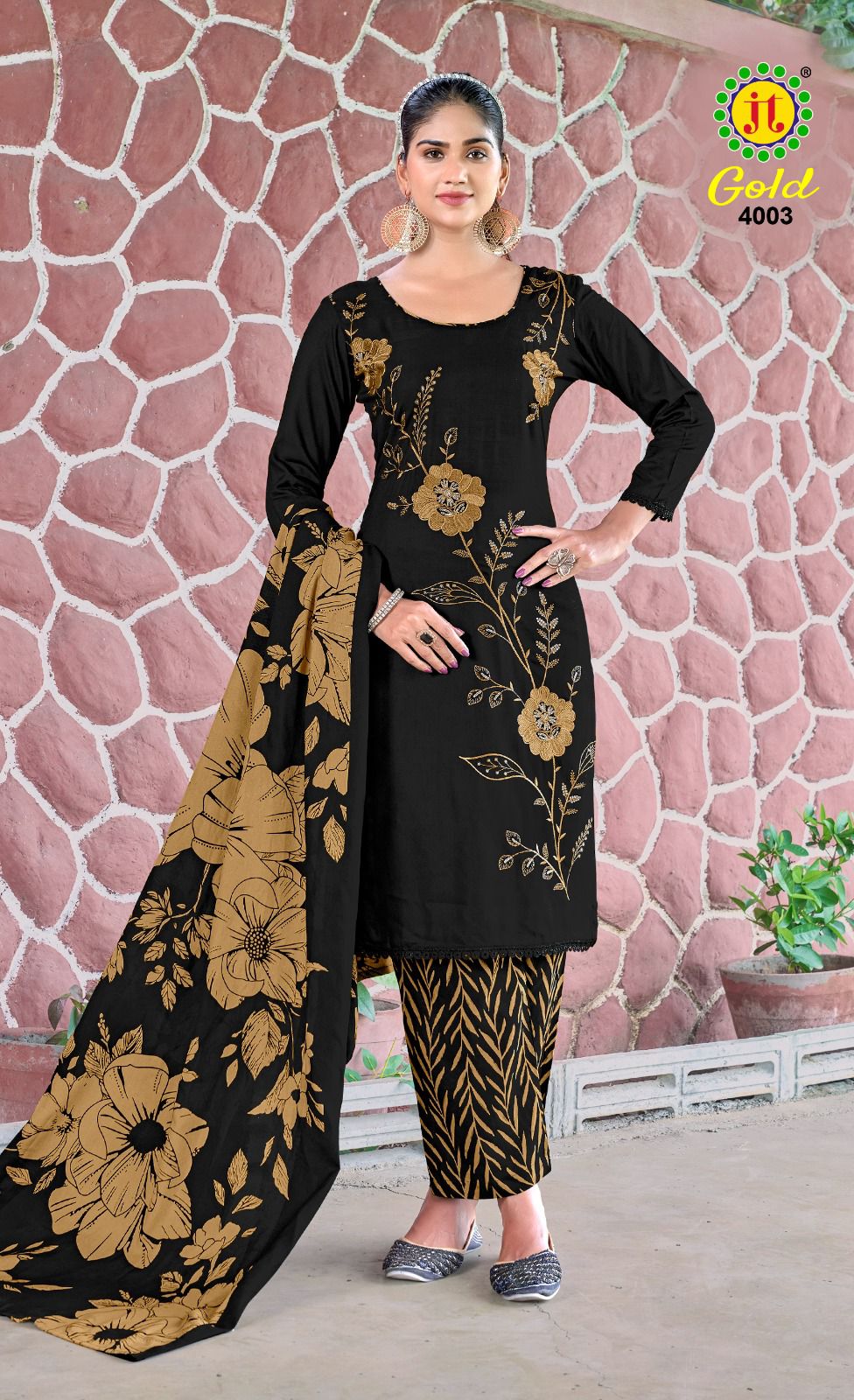 Gold Vol 4 Black Special Jt Rayon Pant Style Suits Manufacturer