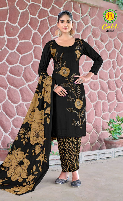 Gold Vol 4 Black Special Jt Rayon Pant Style Suits Manufacturer