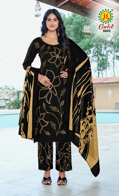 Gold Vol 5 Black Special Jt Rayon Pant Style Suits Manufacturer Gujarat