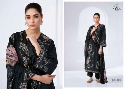 गोल्डन गार्डन टीएम कॉटन लॉन पैंट स्टाइल सूट