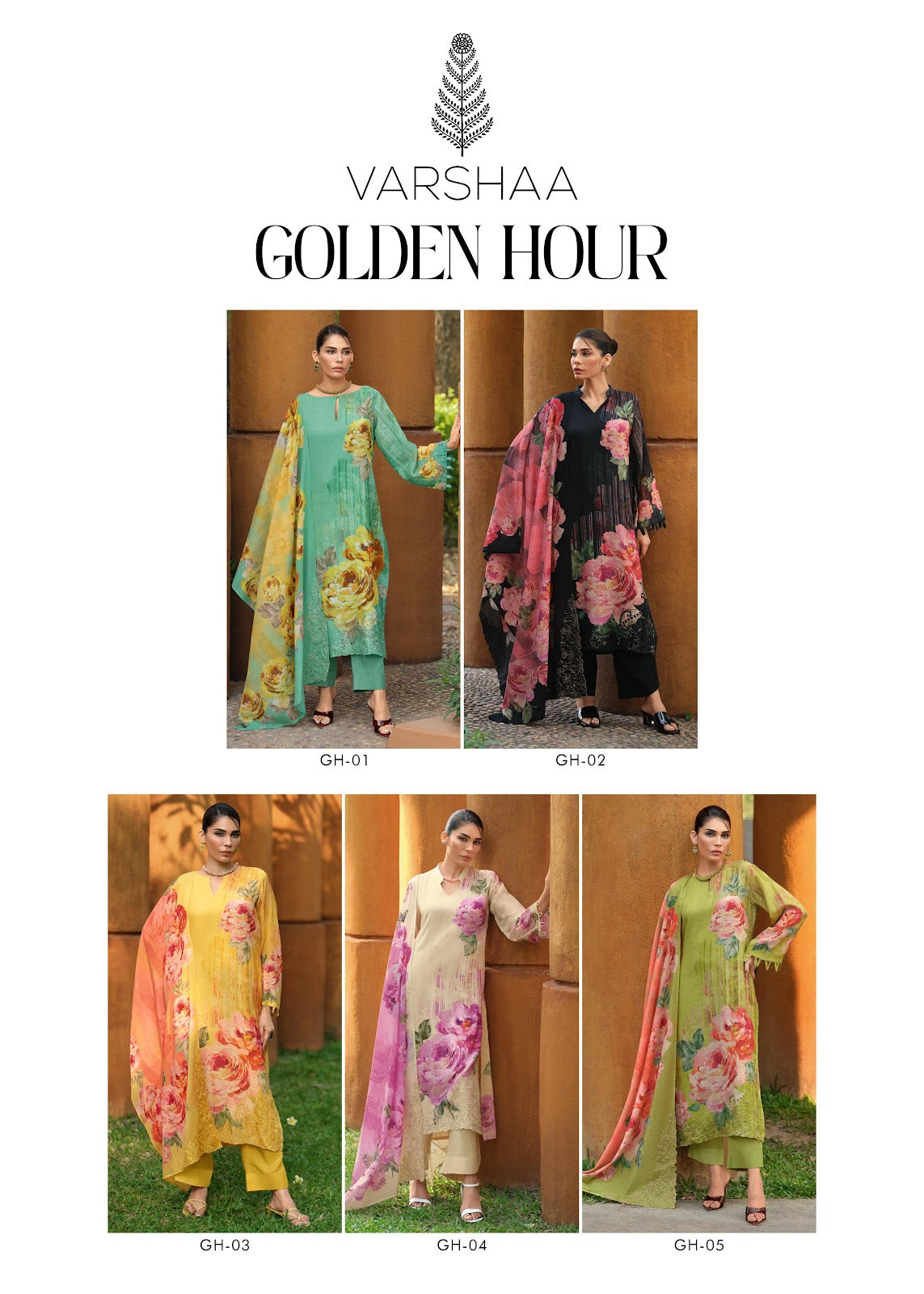 Golden Hour Varshaa Cotton Linen Pant Style Suits Exporter Gujarat