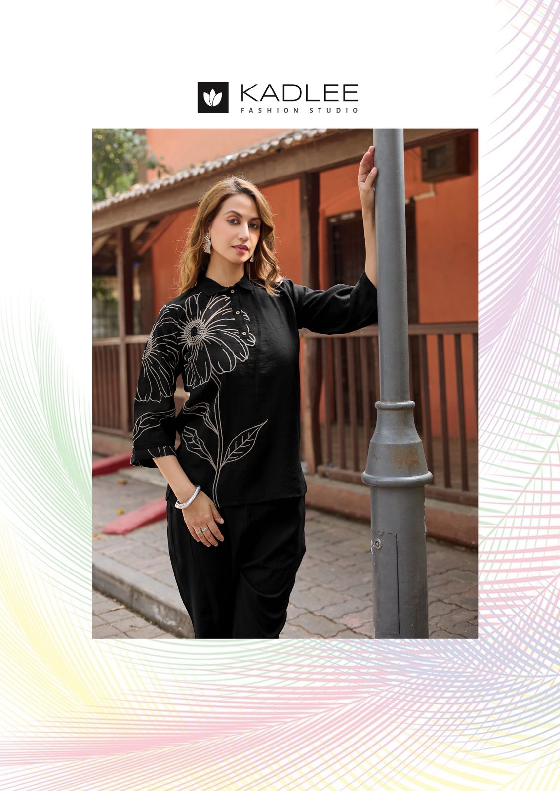 Golden Lady Kadlee Viscose Weaving Co Ord Set Exporter