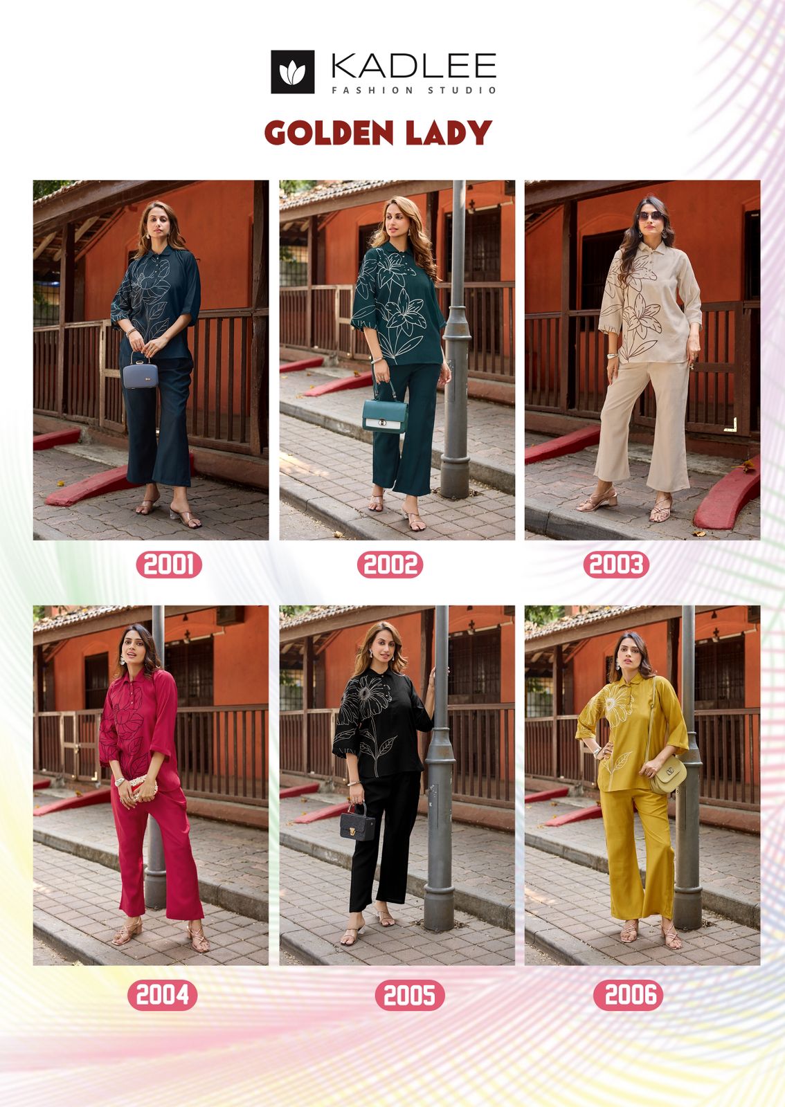 Golden Lady Kadlee Viscose Weaving Co Ord Set Exporter