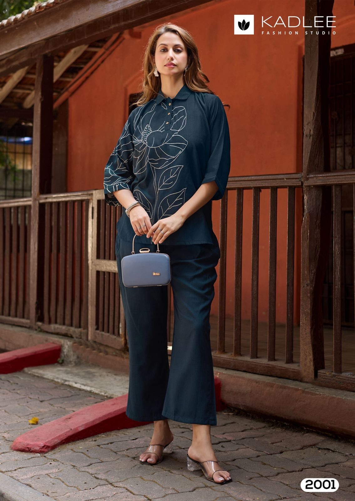 Golden Lady Kadlee Viscose Weaving Co Ord Set Exporter