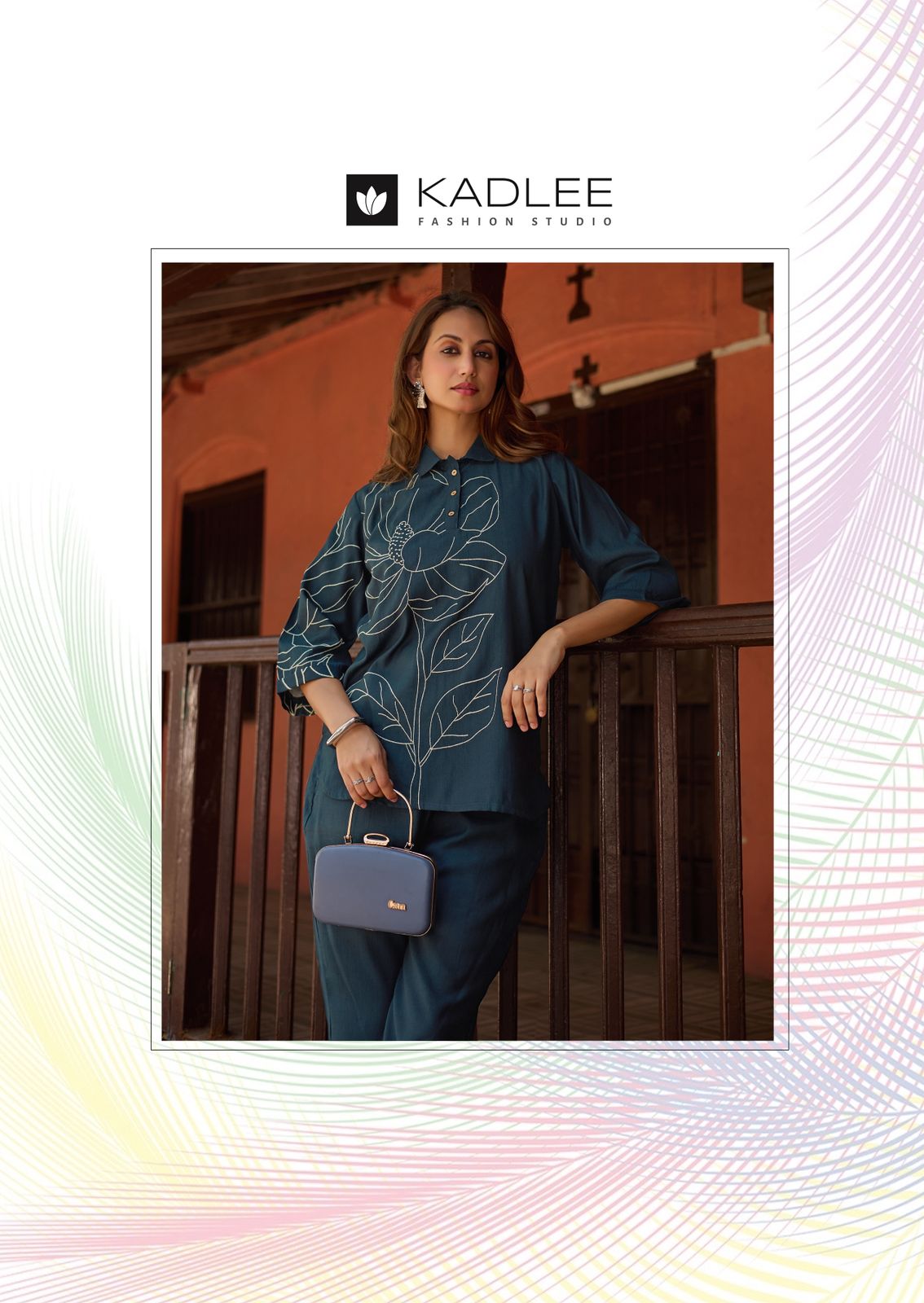 Golden Lady Kadlee Viscose Weaving Co Ord Set Exporter