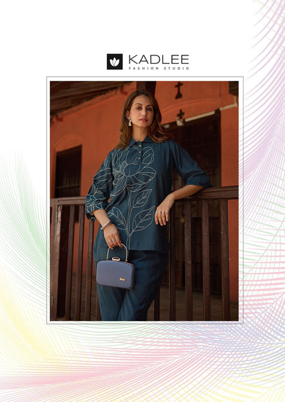 Golden Lady Kadlee Viscose Weaving Co Ord Set Exporter
