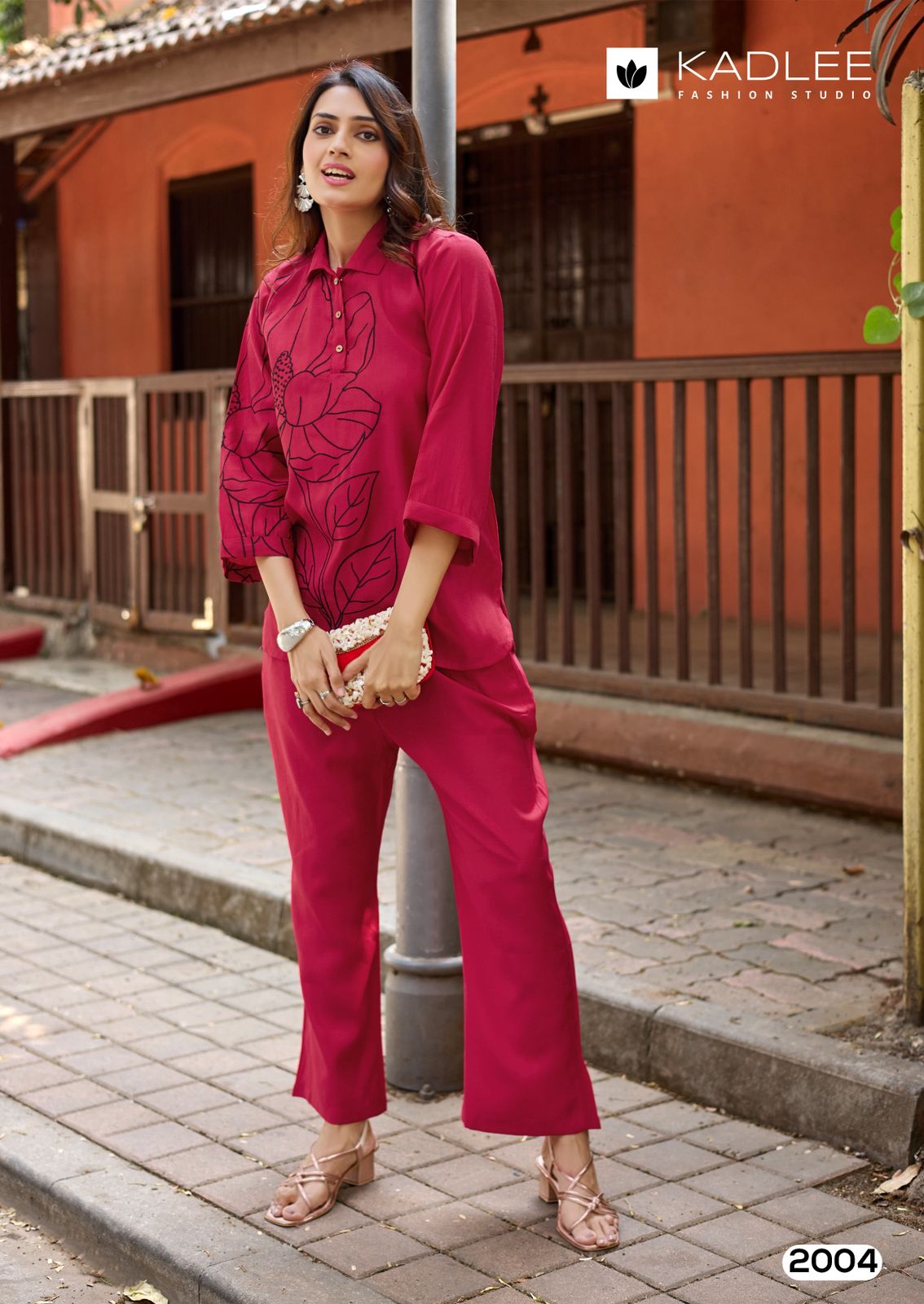 Golden Lady Kadlee Viscose Weaving Co Ord Set Exporter