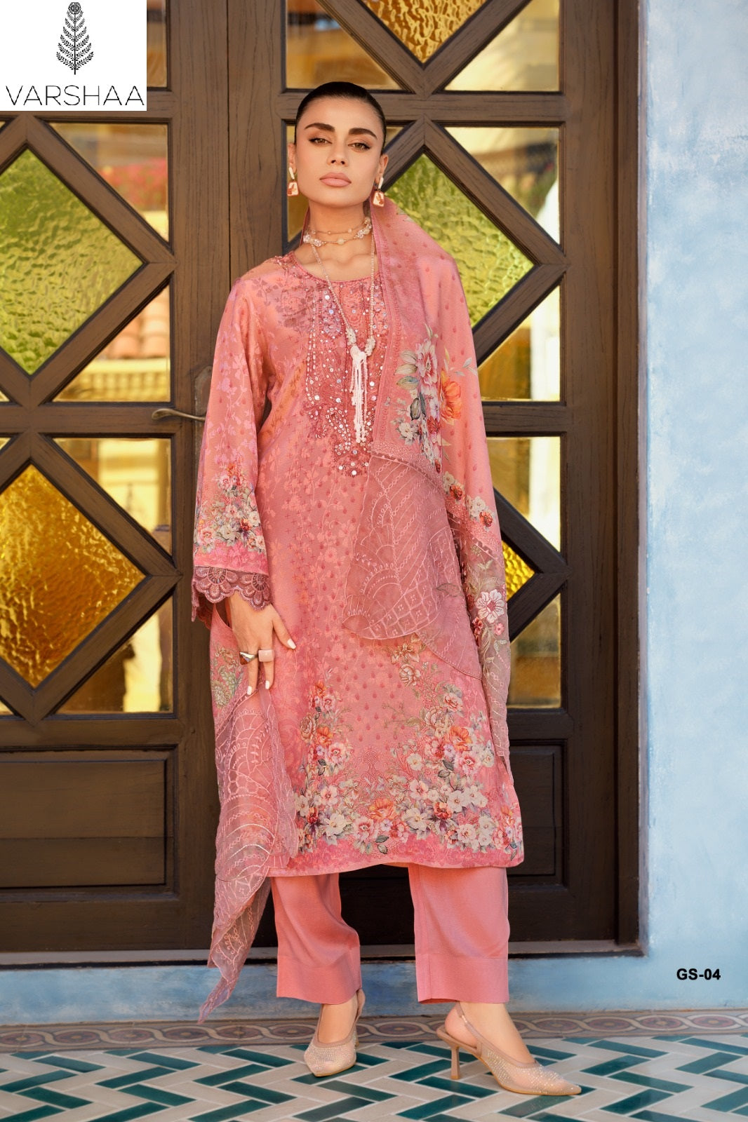 Golden Soul Varshaa Viscose Pant Style Suits Supplier Ahmedabad