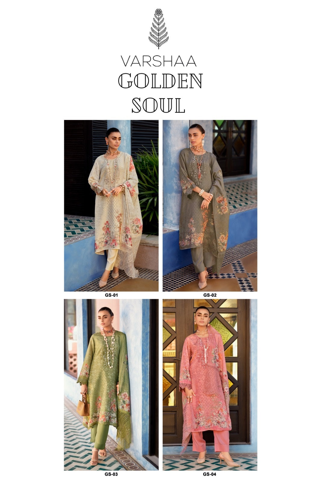 Golden Soul Varshaa Viscose Pant Style Suits Supplier Ahmedabad