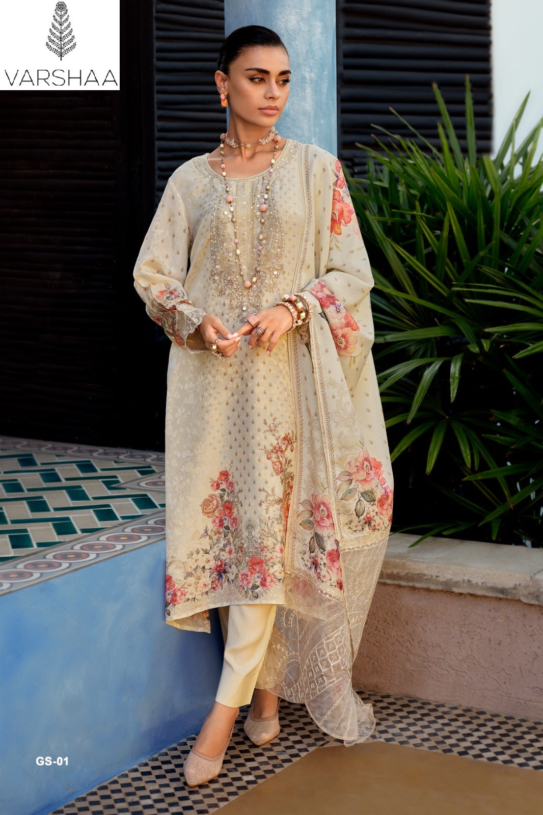 Golden Soul Varshaa Viscose Pant Style Suits Supplier Ahmedabad