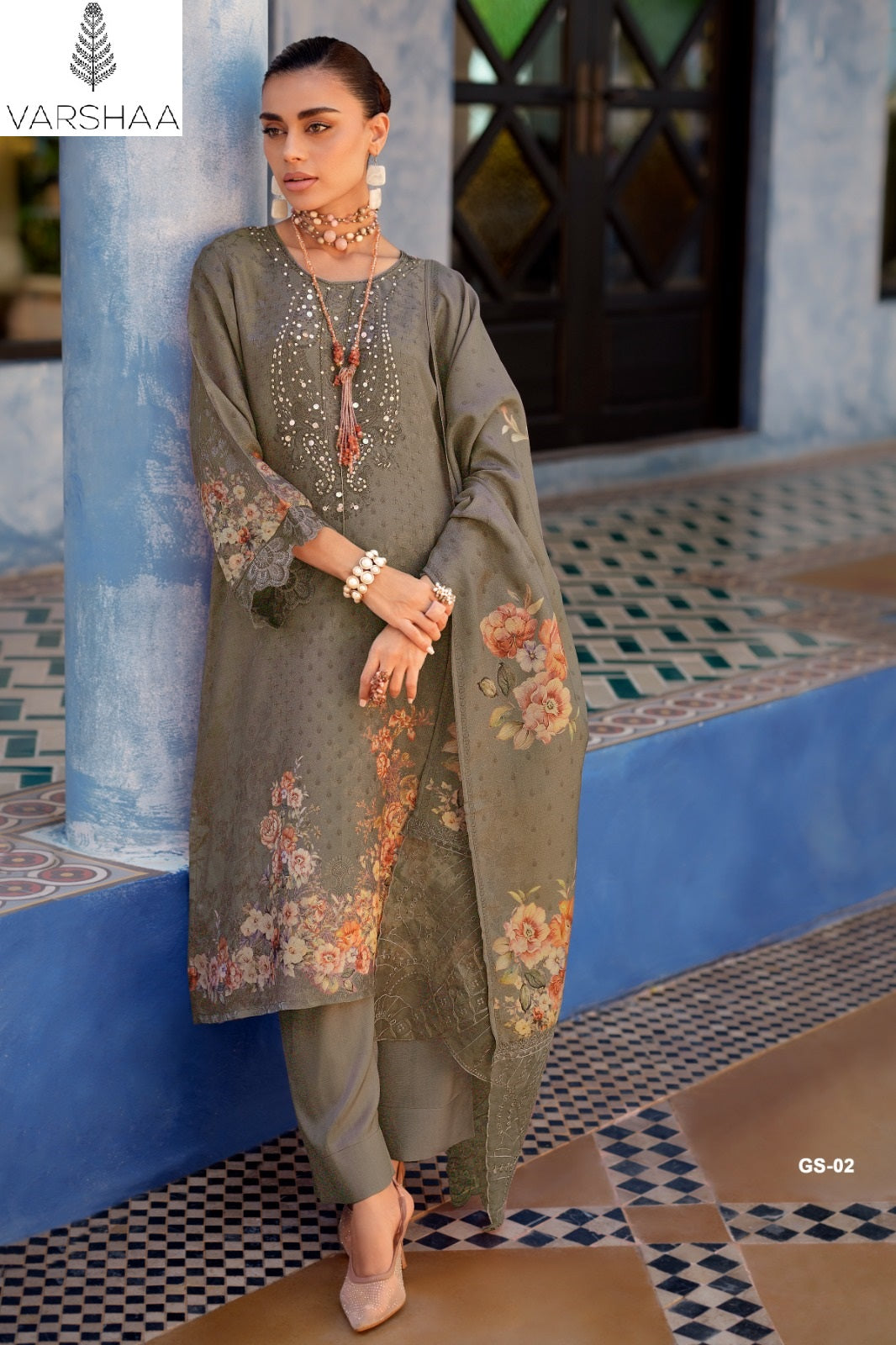 Golden Soul Varshaa Viscose Pant Style Suits Supplier Ahmedabad