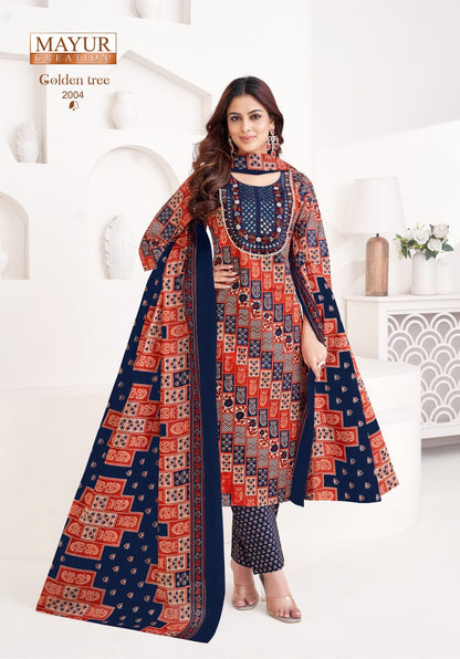Golden Tree Vol 2 Mayur Creation Readymade Cotton Pant Suits Supplier