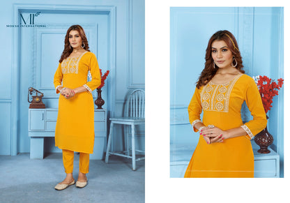 Goldy Vol 2 Moksh Kurti Pant Set Wholesaler