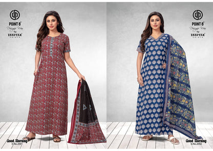 Good Morning Vol 2 With Dupatta Deeptex Prints Cotton Night Gowns Supplier