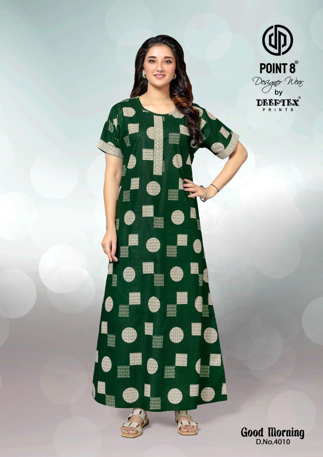 Good Morning Vol 4 Deeptex Prints Cotton Night Gowns Exporter Ahmedabad