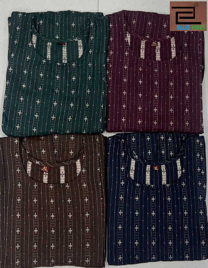 Good Newwz Bluehills Pure Cotton Feeding Kurtis Supplier Ahmedabad