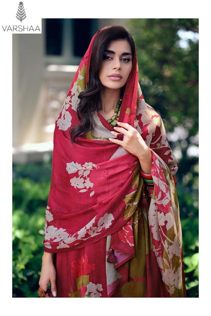 Good Vibes Varshaa Viscose Muslin Pant Style Suits Supplier Ahmedabad
