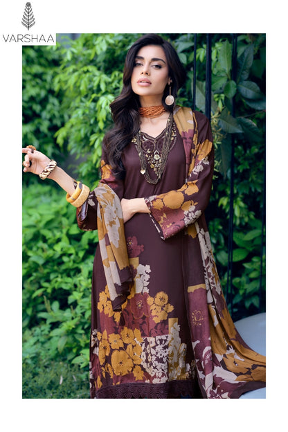 Good Vibes Varshaa Viscose Muslin Pant Style Suits Supplier Ahmedabad