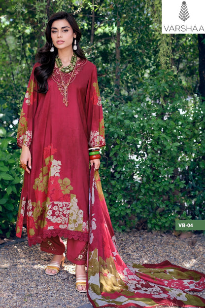 Good Vibes Varshaa Viscose Muslin Pant Style Suits Supplier Ahmedabad