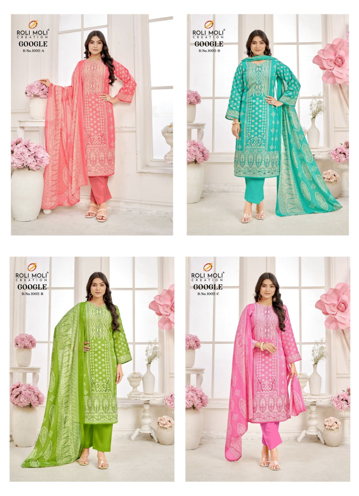 Google Roli Moli Cambric Pant Style Suits Supplier