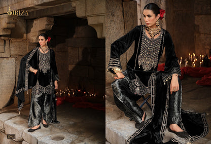 Goonj Ibiza Viscose Velvet Suits Exporter India