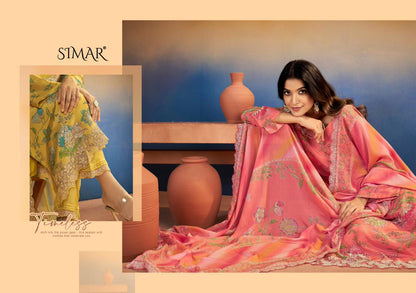 Goonj Simar Viscose Muslin Pant Style Suits Manufacturer India