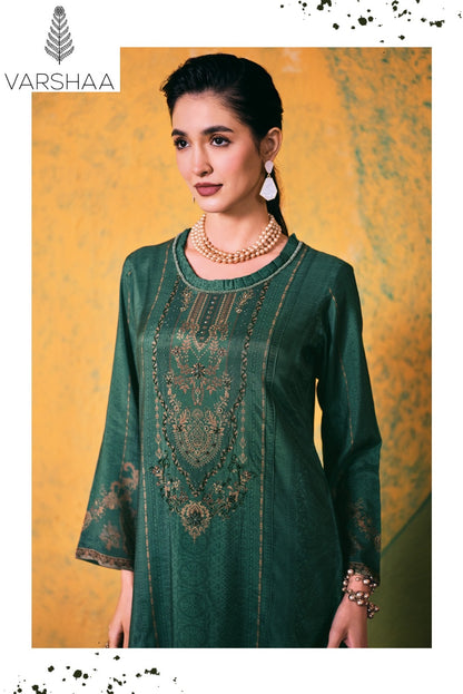 Goonj Varshaa Viscose Muslin Pant Style Suits Supplier Gujarat